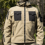 Tactical Jacket 5-in-1 Waterproof & Windproof Stretch Nylon
