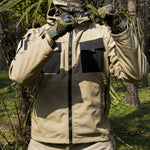 Tactical Jacket 5-in-1 Waterproof & Windproof Stretch Nylon