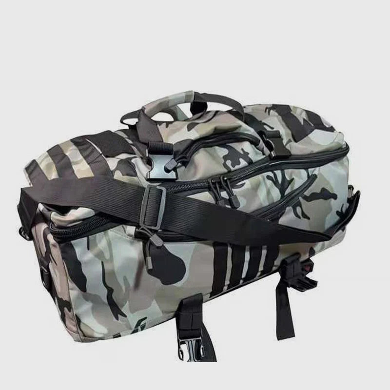 Tactical Travel Bag Weather-Resistant Multiple Pockets Padded Handles
