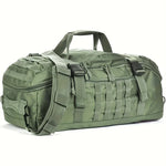 Tactical Travel Bag Weather-Resistant Multiple Pockets Padded Handles