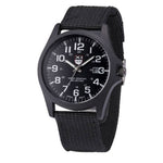 Tactical Watch Glow-in-the-Dark Hands 164-Foot Water-Resistant