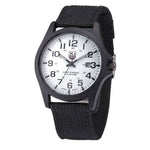 Tactical Watch Glow-in-the-Dark Hands 164-Foot Water-Resistant