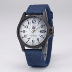 Tactical Watch Glow-in-the-Dark Hands 164-Foot Water-Resistant