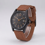 Tactical Watch Glow-in-the-Dark Hands 164-Foot Water-Resistant