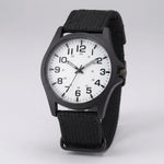 Tactical Watch Glow-in-the-Dark Hands 164-Foot Water-Resistant