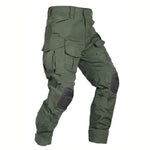 Tactical Work Pants 10 Pockets Reinforced Knees Removable Knee Pads