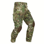 Tactical Work Pants 10 Pockets Reinforced Knees Removable Knee Pads
