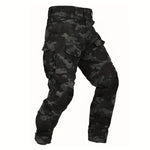 Tactical Work Pants 10 Pockets Reinforced Knees Removable Knee Pads