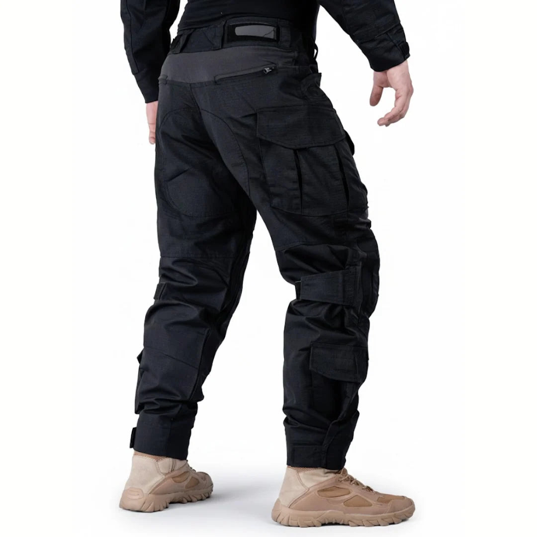 Tactical Work Pants 10 Pockets Reinforced Knees Removable Knee Pads