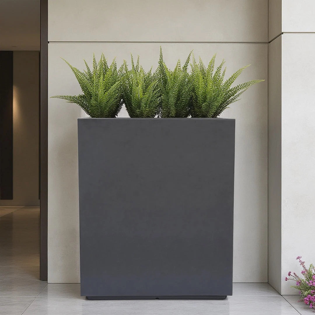 Tall Planter Box Fiberglass Privacy Divider Indoor & Outdoor Use