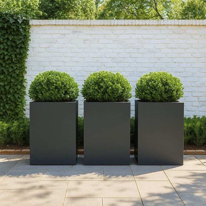 Tall Planter Box Fiberglass Privacy Divider Indoor & Outdoor Use