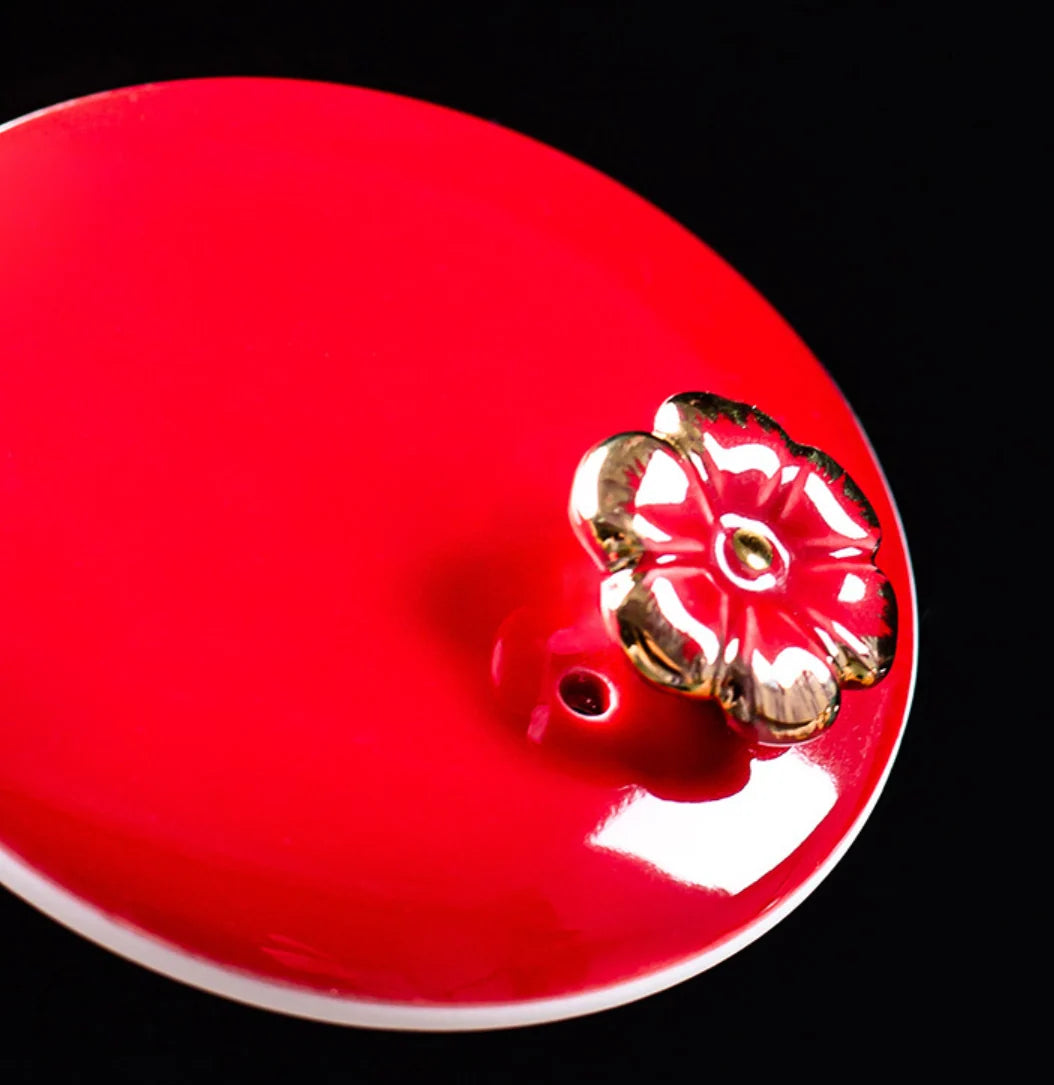 Tea Cup Ceramic Lucky Cat Design