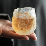 Tea Cup Handmade Japanese Style Ice Glaze Finish