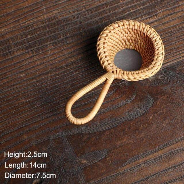 Tea Filter Bamboo & Rattan Japanese Style