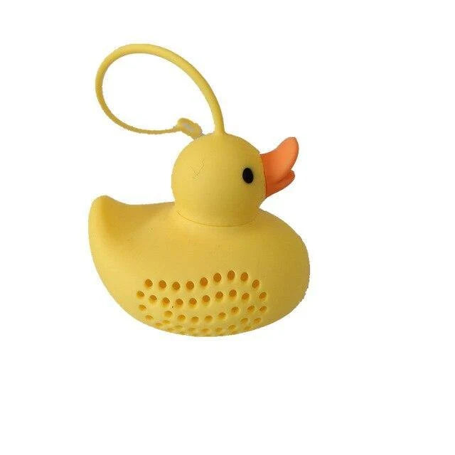 Tea Infuser Duck-Shaped BPA-Free Silicone Dishwasher-Safe