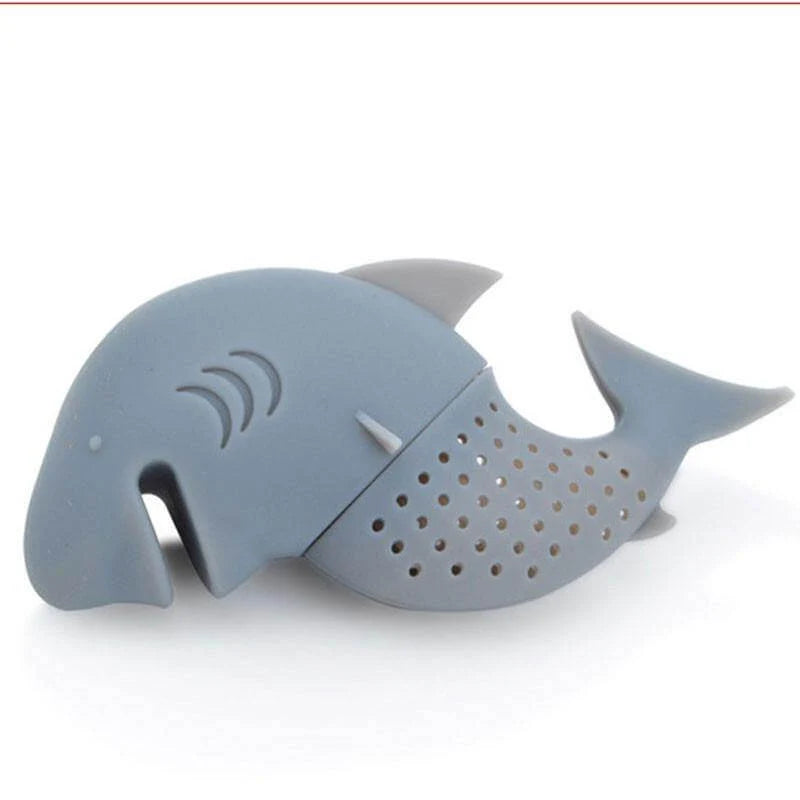 Tea Infuser Loose Leaf Shark-Shaped Food-Grade Silicone