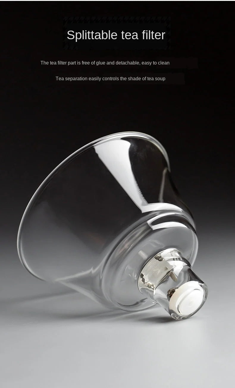 Tea Infuser Set Glass Magnetic 350ml