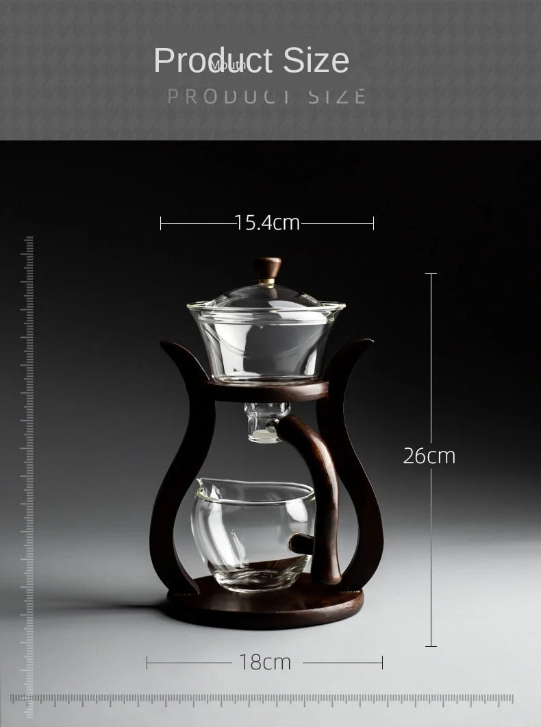 Tea Infuser Set Glass Magnetic 350ml