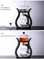 Tea Infuser Set Glass Magnetic 350ml