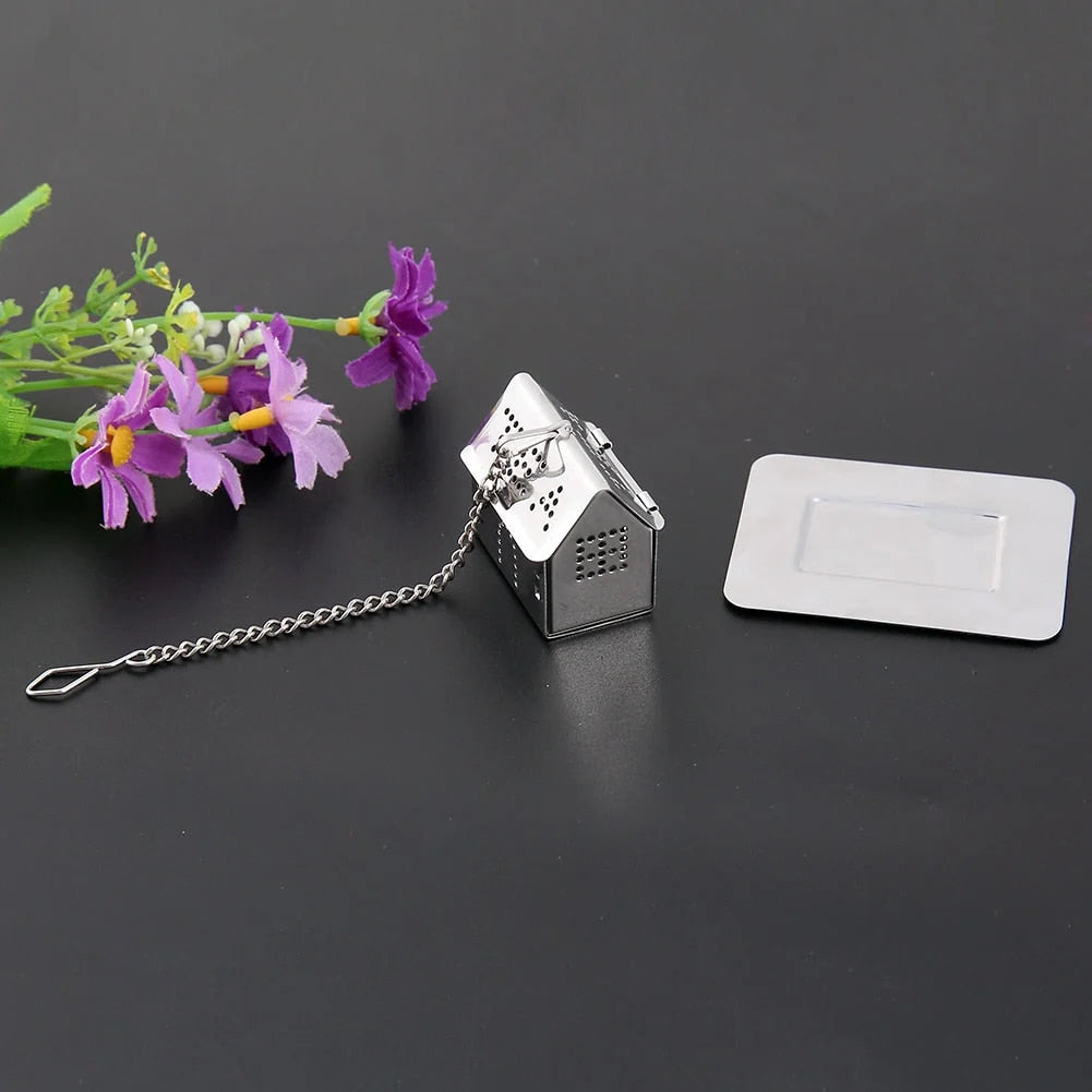 Tea Infuser Stainless Steel House Shape for Loose Leaf Tea