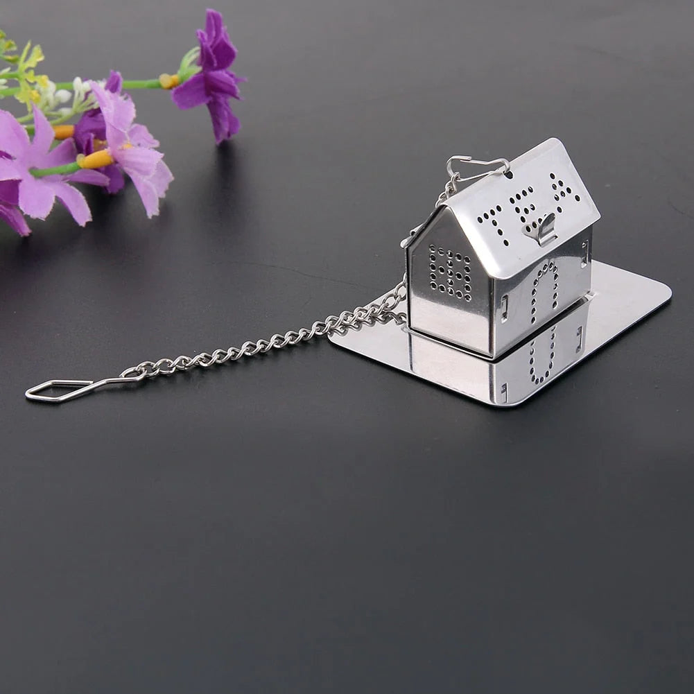 Tea Infuser Stainless Steel House Shape for Loose Leaf Tea