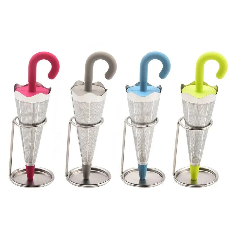 Tea Infuser Umbrella-Shaped Stainless Steel
