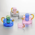 Tea Set Borosilicate Glass 400ml Teapot