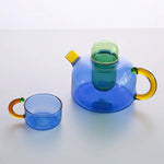 Tea Set Borosilicate Glass 400ml Teapot