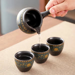 Tea Set Ceramic Kung Fu Style Serves Six
