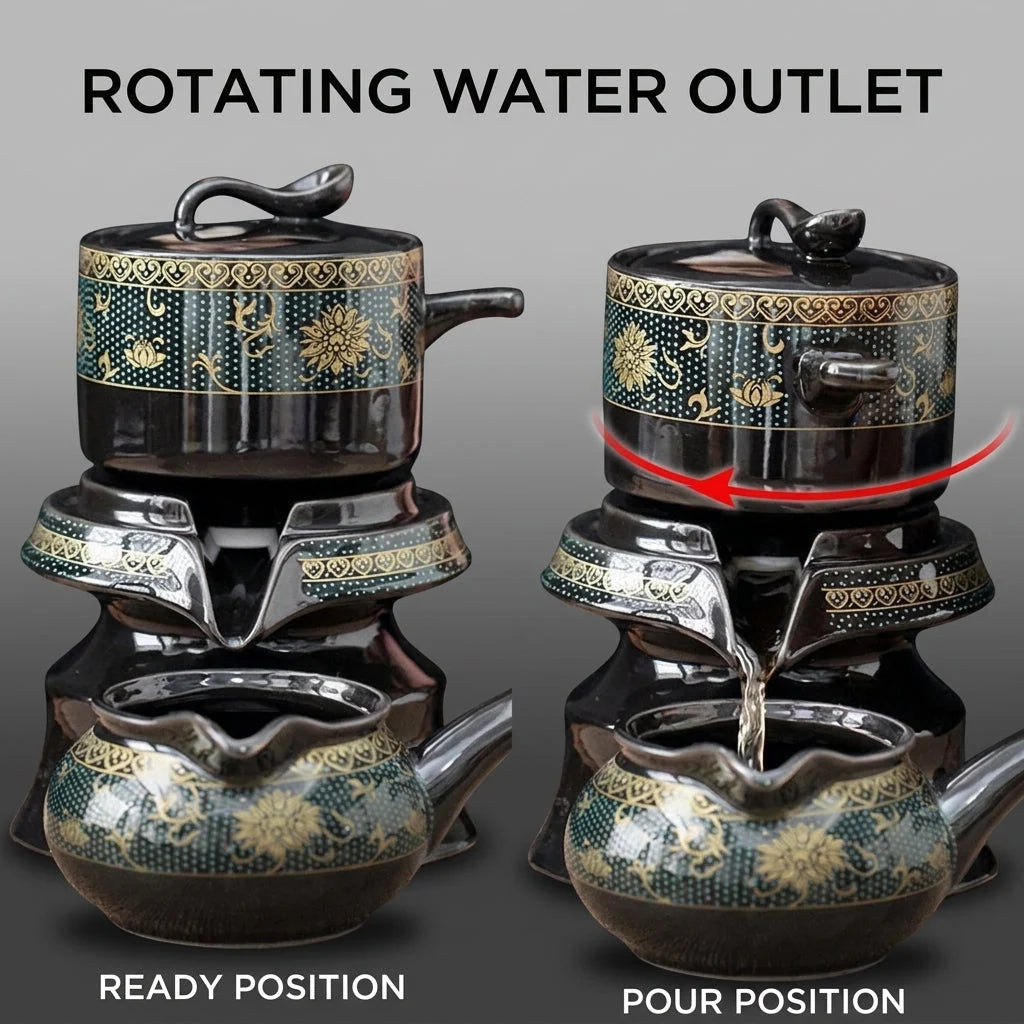 Tea Set Ceramic Traditional Portable