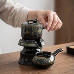 Tea Set Ceramic Traditional Portable