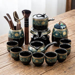 Tea Set Ceramic Traditional Portable