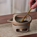 Tea Warmer Glazed Ceramic Built-In Candle Warmer