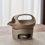 Tea Warmer Glazed Ceramic Built-In Candle Warmer
