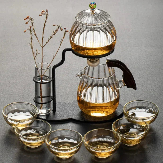 Teapot Borosilicate Glass Heat-Resistant Magnetic Pouring