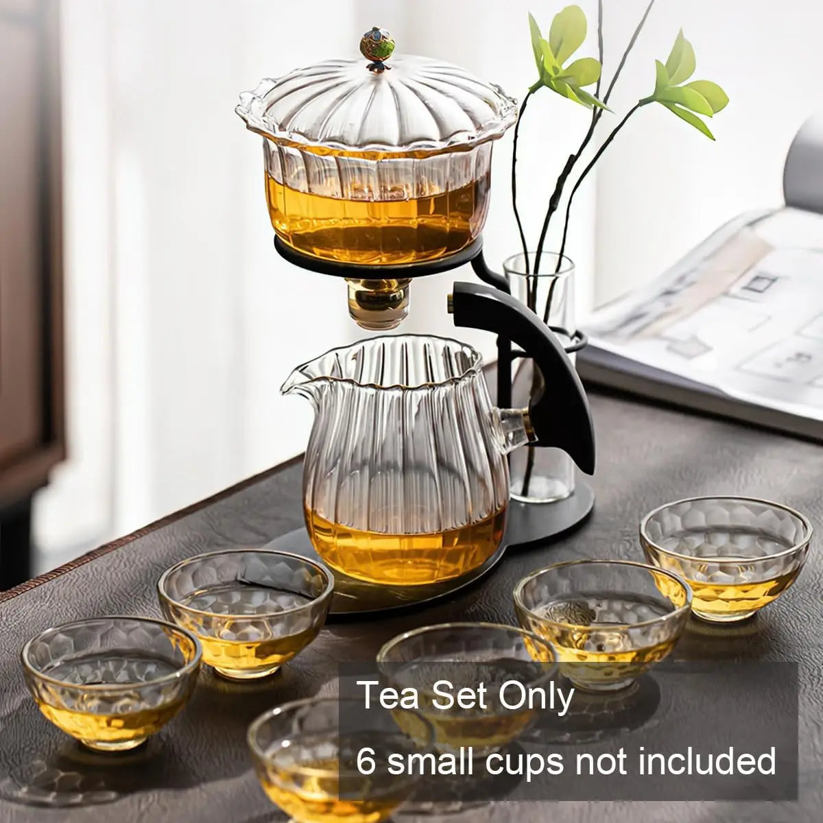 Teapot Borosilicate Glass Heat-Resistant Magnetic Pouring