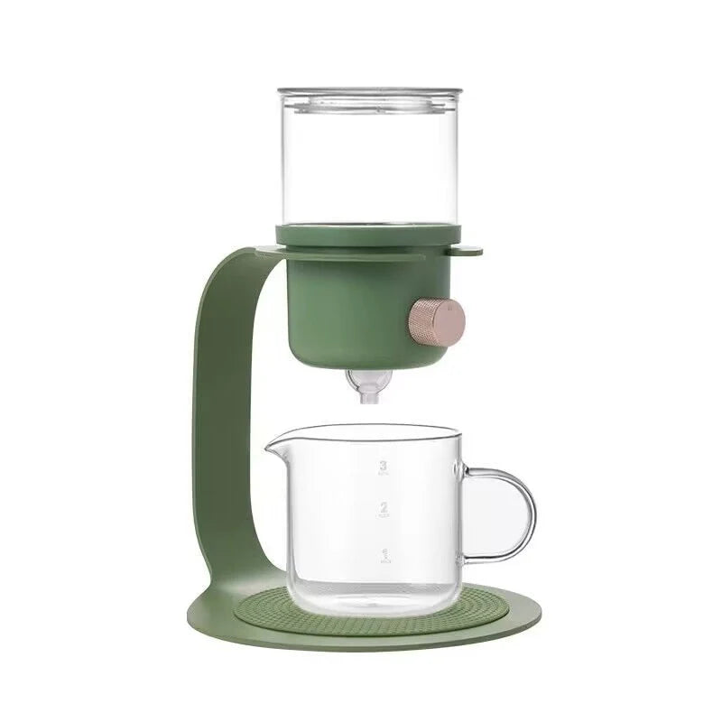 Teapot Glass & Metal Nordic Style 6.8 Oz
