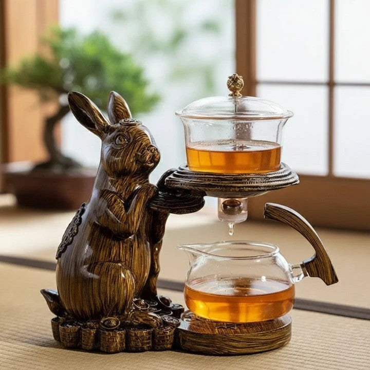 Teapot Heat-Resistant Glass Animal Design