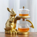 Teapot Heat-Resistant Glass Animal Design