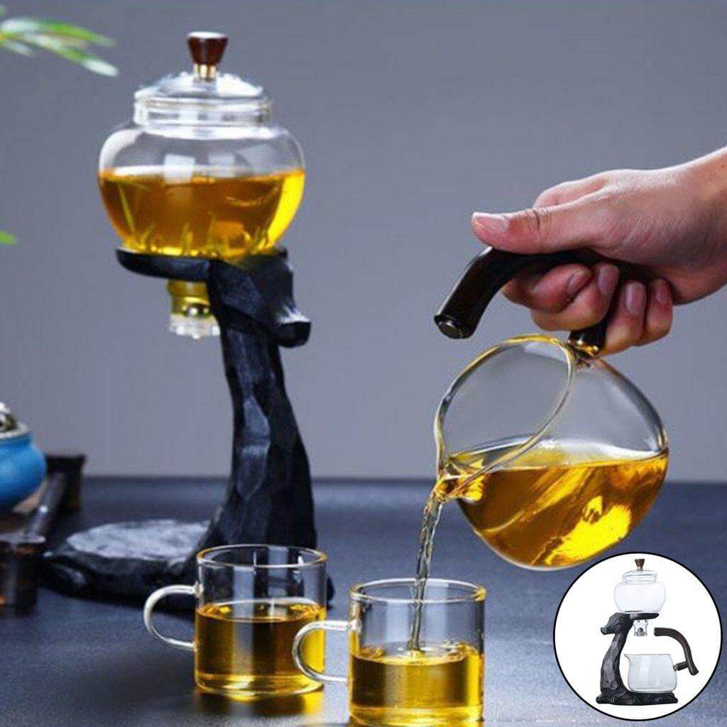 Teapot High Borosilicate Glass Detachable Filter Anti-Splash Spout