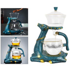 Teapot High Borosilicate Glass Detachable Filter Anti-Splash Spout