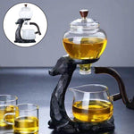 Teapot High Borosilicate Glass Detachable Filter Anti-Splash Spout