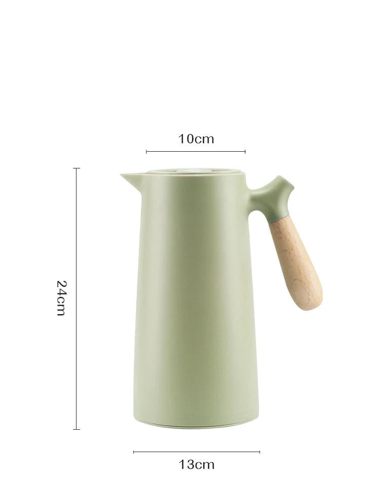 Teapot Thermos Built-In Infuser Leak-Proof 33.8 Fl Oz
