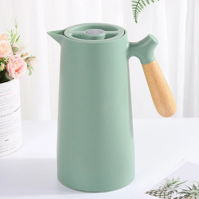 Teapot Thermos Built-In Infuser Leak-Proof 33.8 Fl Oz