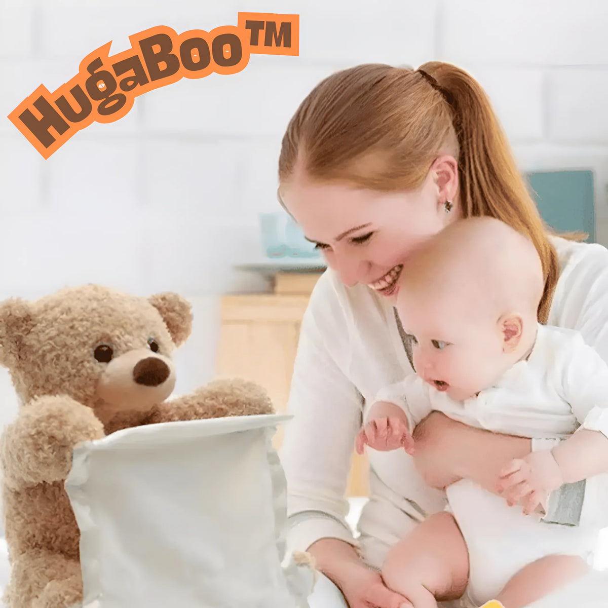 Teddy Bear Plush Interactive Six Phrases Moving Arms 11.8 Inch