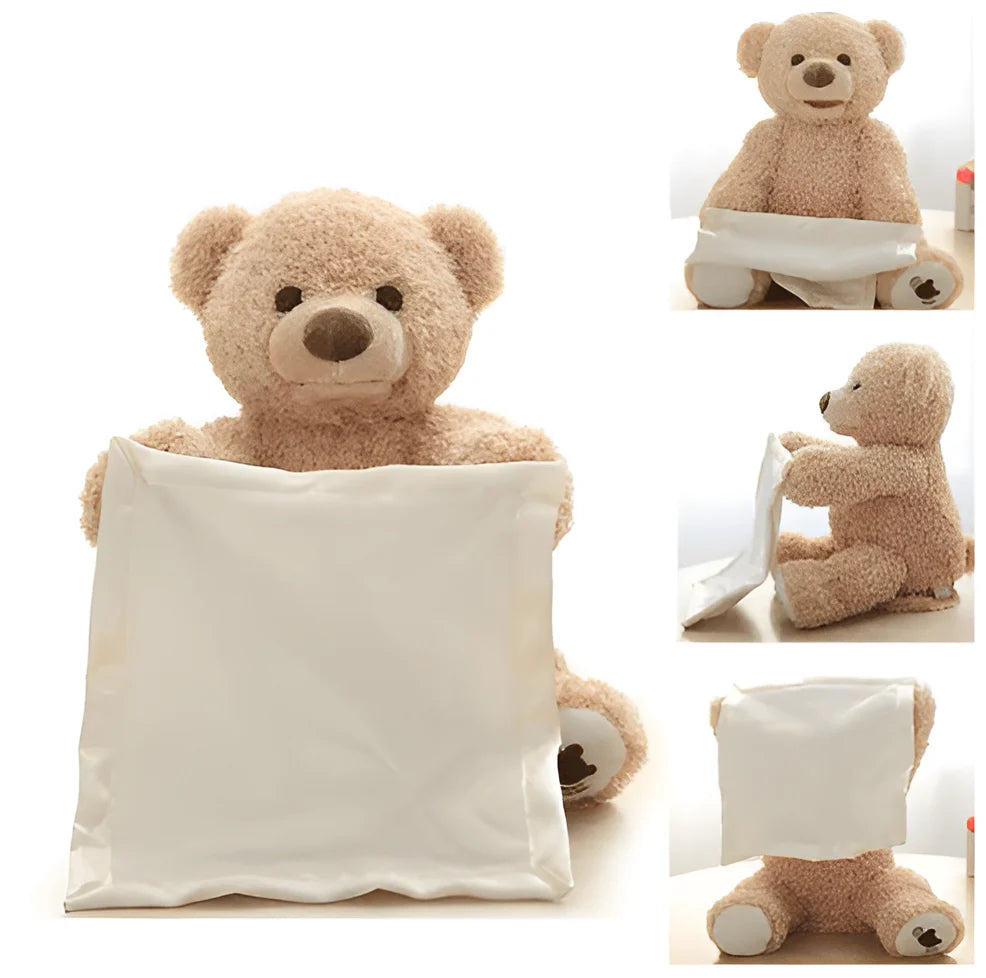 Teddy Bear Plush Interactive Six Phrases Moving Arms 11.8 Inch
