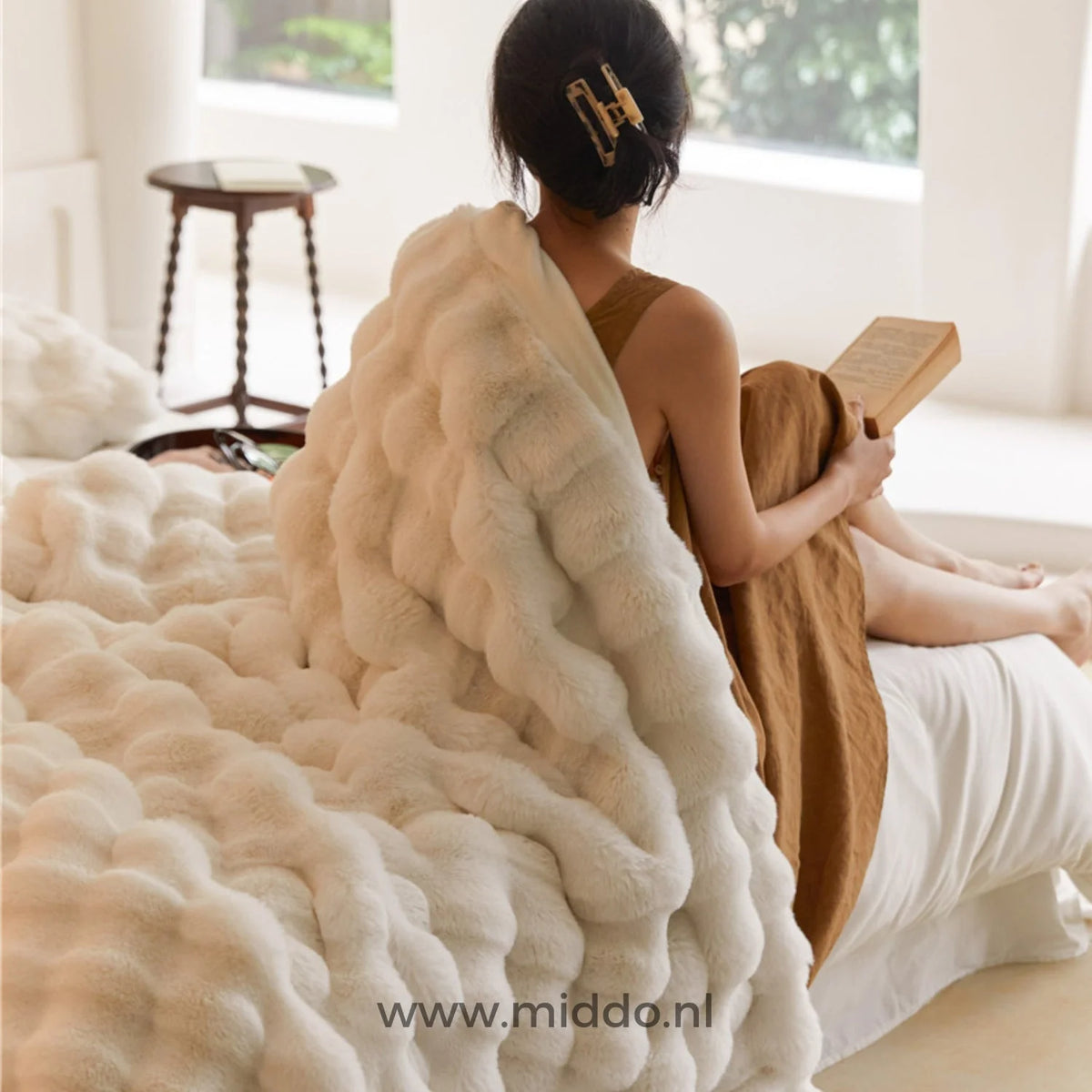 Teddy Blanket Extra Thick Plush Machine Washable