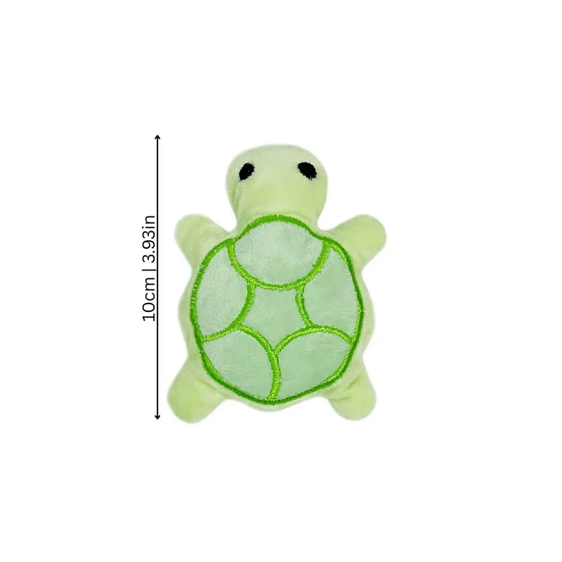 Teething Toy Plush Squeaky Turtle 2-Pack