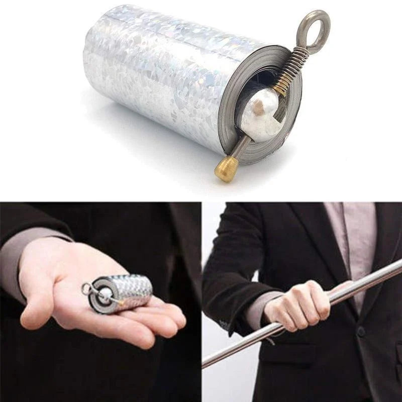 Telescopic Baton Stainless Steel Quick-Extend & Pocket-Sized