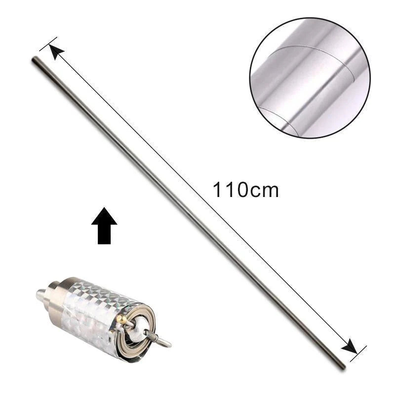 Telescopic Baton Stainless Steel Quick-Extend & Pocket-Sized